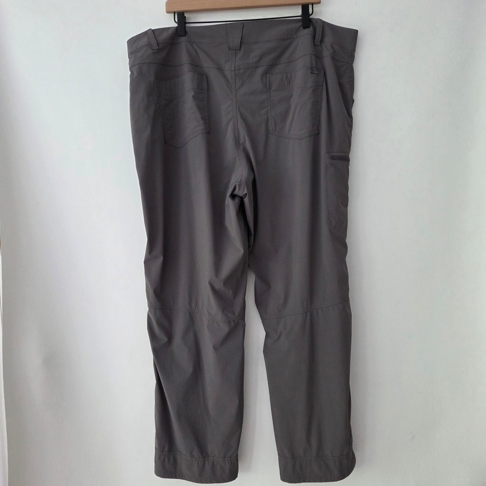 L.L.Bean Hiking Pants Gray No Fly Zone Women 20W - Picture 2 of 5